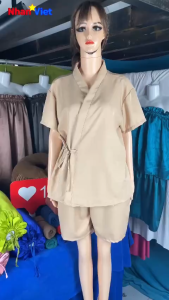 Bộ Xông Hơi Cột Dây Spa Cotton Cao Cấp – Thoáng Mát Tiện Lợi
