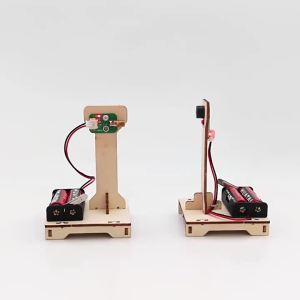 DIY Infrared Laser Alarm Teaching Model Light-Controlled Trigger Physics Science Experiment STEAM Educational Toy Gift