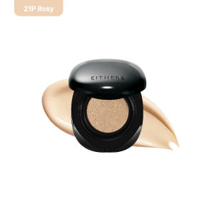 EITHER& Blur Pixel Cushion SPF50+ PA+++ 12gPore Blurring Matte Finish with Long-Lasting Coverage