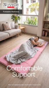 Novelle Foldable Mattress I Travel Mattress I Single Mattress I Portable Mattress I Foldable Mattress I Mattress