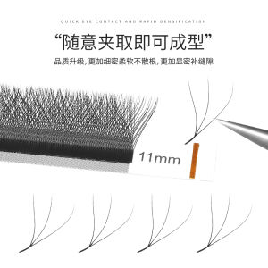 Clover Grafting Eyelashes Eyelash Salon Special 3D Super Soft Fur Not Scattered Root Baby Curved CBD Warped Camellia 005yy