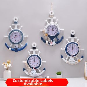 GUANGMANZHI | Nautical Theme Mediterranean Style Decorative Wall Clock