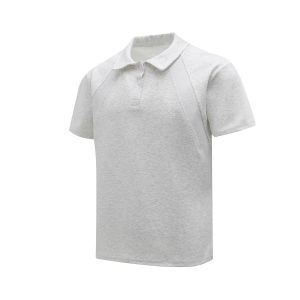 Áo Thun Polo Cổ Bẻ Tay Ngắn Màu Xám Hoa Phong Cách Mỹ Cổ Điển Mùa Hè Cho Nam Thương Hiệu Thời Trang Nặng Áo Phông Cổ Bẻ