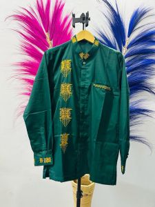 Baju koko bordir motif pintu Aceh