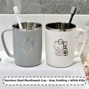 RUYI | Premium High-end Romantic Stainless Steel Mouth Rinsing Cup
