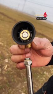 Béc phun xịt  cao áp bằng đồng lổ 1.5mm và 1.2mm có núm chỉnh tầm phun