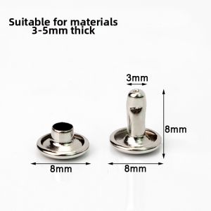 Round Alphabet Rivets for DIY Bag Accessories