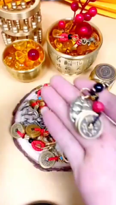 Brass Pendant Keychain Pendant Inviting Fortune And Good Fortune Pendant Lucky Charms Brass Bell