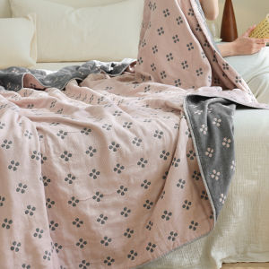 Class a Pure Cotton Towel Blanket Breathable Lightweight Air Conditioning Single Double Bed Summer Cool Children Covering Thin Quilt