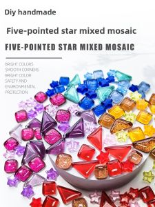 Mosaic DIY Material Crystal Glass Handmade Creative Decoration Material Accessories Accessories