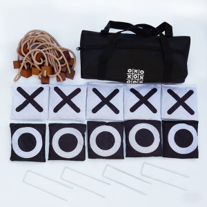 Large Checkers XO Board Game Outdoor Indoor Sports Fun Early Education Teaching Aids Balance Mind And Hand Exercise Toy