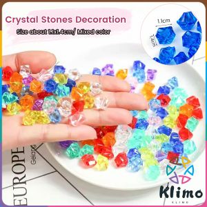 KLIMO Crystal Acrylic Stones 1.4*1.1cm Vase Plant Fish Tank Vase Ornaments Wedding Party Decoration
