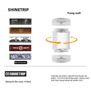 ShineTrip | Đèn Cắm Trại Mini LED ShineTrip 38 Bóng Sạc USB Có Đế Xoay Tích Hợp Nam Châm Đèn Tạo Không Khí Trong Lều Dung Lượng Pin 1000mAh