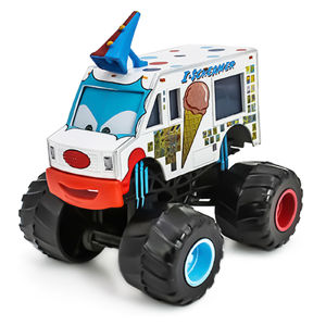 Takara Tomy | Cars McQueen Monster Truck 1/55 Metal Die Casting Model Alloy Material Racing Car Anime Figure Childrens Toys Birthday Gifts