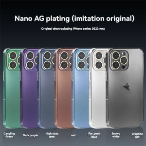 Sarung Dof สำหรับ iPhone 16 15 14 13 12 11 Pro Max PLUSระดับทหารป้องกันการตกหล่นกันกระแทกฝาครอบโทรศัพท์ด้านหลังฝ้าโปร่งแสงป้องกันลายนิ้วมือ