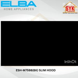 SYK ELBA ESH-M7598(BK) Slim Hood Twin Motor Wall Mounted Kitchen Hood Cooker Hood Penyedut Asap Dapur - Lazada