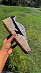 Sepatu XternalStepSure - Sneakers Scartare Tenis Ivory Offwhite Black