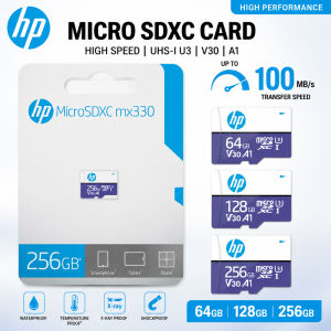 HP | HP Micro SD Card UHS-I U3 V30 A1 64GB 128GB 256GB High Speed MicroSDXC TF Card Memory Card for Smartphone Camera Tablet