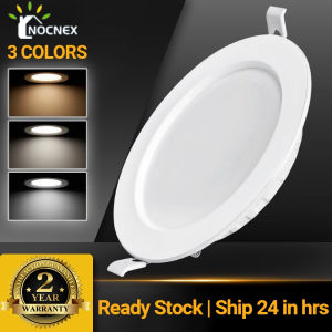 【BUY 1 TAKE 1】Ultra Thin LED Pin Light Recessed LED Ceiling Light Recessed Downlight 6W 9W 12W High Quality High Brightness Led Ceiling Lamp White/Neutral /Warm Light Home Indoor Pinlight NOCNEX