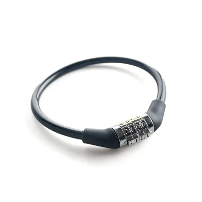 Bicycle Combination Lock Wire Lock Mountain Bike Four-digit Combination Lock Motorcycle Lock Anti-theft Lock Flying Lock