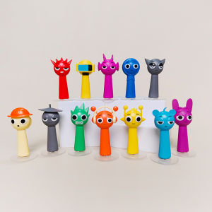 Sprunki Rhythm Box Simon Doll Collectible Toy Childrens Plaything PVC Material Static Model Decoration Gift Gaming Periphery