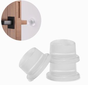 Door Stoppers for Wall Protector Aluminum Door Knob Wall Protector Spring Shock Absorption Technology Door Bumpers for Walls