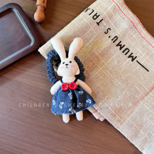 Cute Childrens Hair Accessories Rabbit Skirt Hair Ties Princess Bun Elastic Bands Girls Hair Accessories Tail Hair Rings