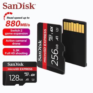 SanDisk Express MicroSD Card for GoPro/Switch/UAV|Max 880MB/s Read| /128GB/256GB/512GB/1TB/2TB High-Speed TF Memory Card