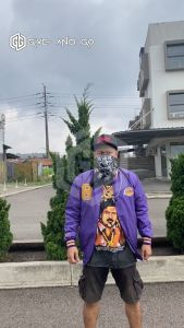 NBA Jacket Varsity Basketball Lakers 8 NBA Bomber Series Premium Bordir\nJaket Varsity Baseball Pria Wanita Lakers 8 NBA Bomber Series Premium Bordir