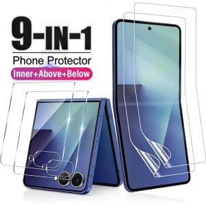 9in1 Hydrogel Film For Motorola Moto Razr 70 Ultra 70 Plus 60 50 40 Ultra 2026 2025 2024 Back Inner Outer Clear Screen Protector