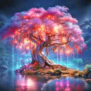 Jigsaw Puzzle 500 1024pcs Tree Landscape New Arrivals For Adults Home Decor Relaxing Craft Gift Brain Teaser