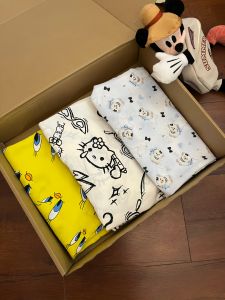 กางเกงลำลอง HelloKitty ทรงหลวมสบาย ๆ สำหรับเดินเล่นกลางแจ้งในฤดูร้อน กางเกงขายาวทรงหลวมสบาย ๆ สไตล์เกาหลี