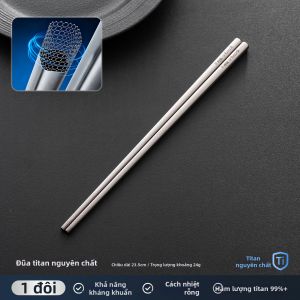 Onlycook | Đũa Cá Nhân Titanium Chống Trượt Kháng Khuẩn
