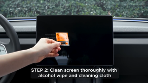 Spigen AluminaCore Tempered Glass Screen Protector [GlasTR EZ FIT] designed for Tesla Model Y Premium (2026) Model Y Performance (2025/2026) - Matte/Anti Glare/Anti Finger Print