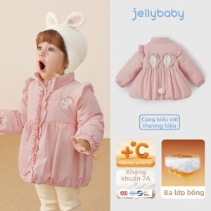 Jelly Baby | Áo Khoác Bông Cho Bé Gái Chống Khuẩn Tia Cực Tím