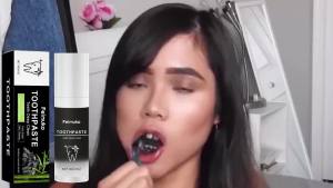 Bamboo Charcoal Toothpaste Mild Cleansing Fresh Mint Brightening Teeth Fresh Breath Stain Removal Daily Oral Care Toothpaste