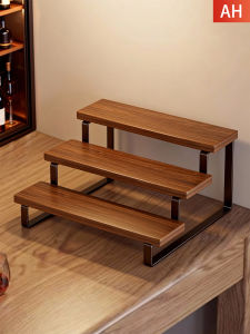 evesigar | Mini Multi-level Bar Home Storage Rack for Wine Bottles and Glasses