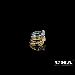 N1426 Nhẫn nữ đính đá CZ cao cấp sáng lấp lánh UHA