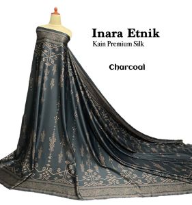 kain terbaru motif inara | bahan silk meteran | kain sarimbit(harga per 05 meter)
