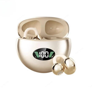 Wireless Clip Bluetooth Earphones Delivering Premium Sound All-Day Battery Equipped with Mic Great Companion for Sports