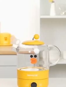 九阳 Joyoung Line Electric Teapot 0.8L l Flower Glass Kettle l Tea Pot l Egg Boiler 养生壶