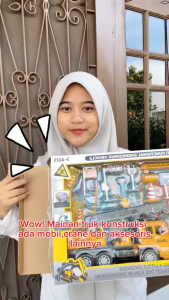 Mainan Anak URBAN ENGINEERING INERTIAL DRIVING SERIES H7788 Mainan Mobil Truck Engineering Rambu Jalanan Mainan Anak Perempuan - Mainan Anak Laki Laki Mainan Anak Perempuan - Mainan Anak Laki Laki