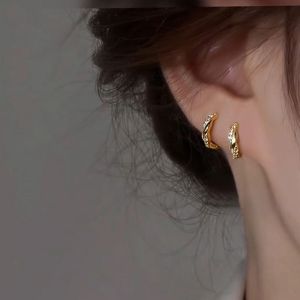 Elegant Circle Earrings Womens Summer 2025 Trendy Lightweight Luxury Unique Design High-End Earring Jewelry Accessories