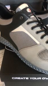 Sepatu Sneakers Pria QUADRUN Runfield / Sepatu Sneakers Pria Terbaru / Sepatu Sport / Sepatu Running Sneaker Hitam Grey