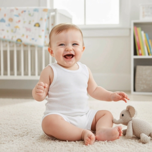 Tiny Tummies 3pcs Sando Set White Cotton for Newborn Baby (3-1-SD-4220)