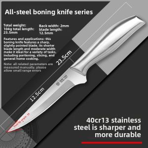 QIANYING | Professional Butcher Knife for Bone Removal and Meat Cutting