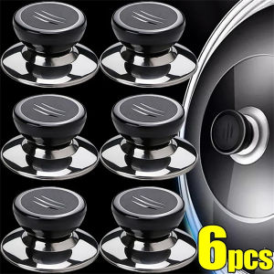 อะไหล่ลูกบิดฝาหม้ออเนกประสงค์ลูกบิดฝาปิดหม้อกระทะมือจับที่ปิดเครื่องครัวพร้อมไขควงเครื่องมืออุปกรณ์เสริมในครัว