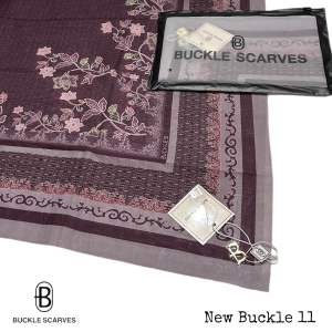 Buckle Scarves Pouch Hijab Segi Empat Motif Premium