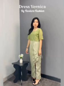 [ X-MANTAN ] DRESS VERONICA / dress natal / dress premium / dress pesta / dress kondangan (GOOD QUALITY)