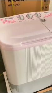 Sharp Mesin Cuci 2 Tabung 7kg / EST-80MW